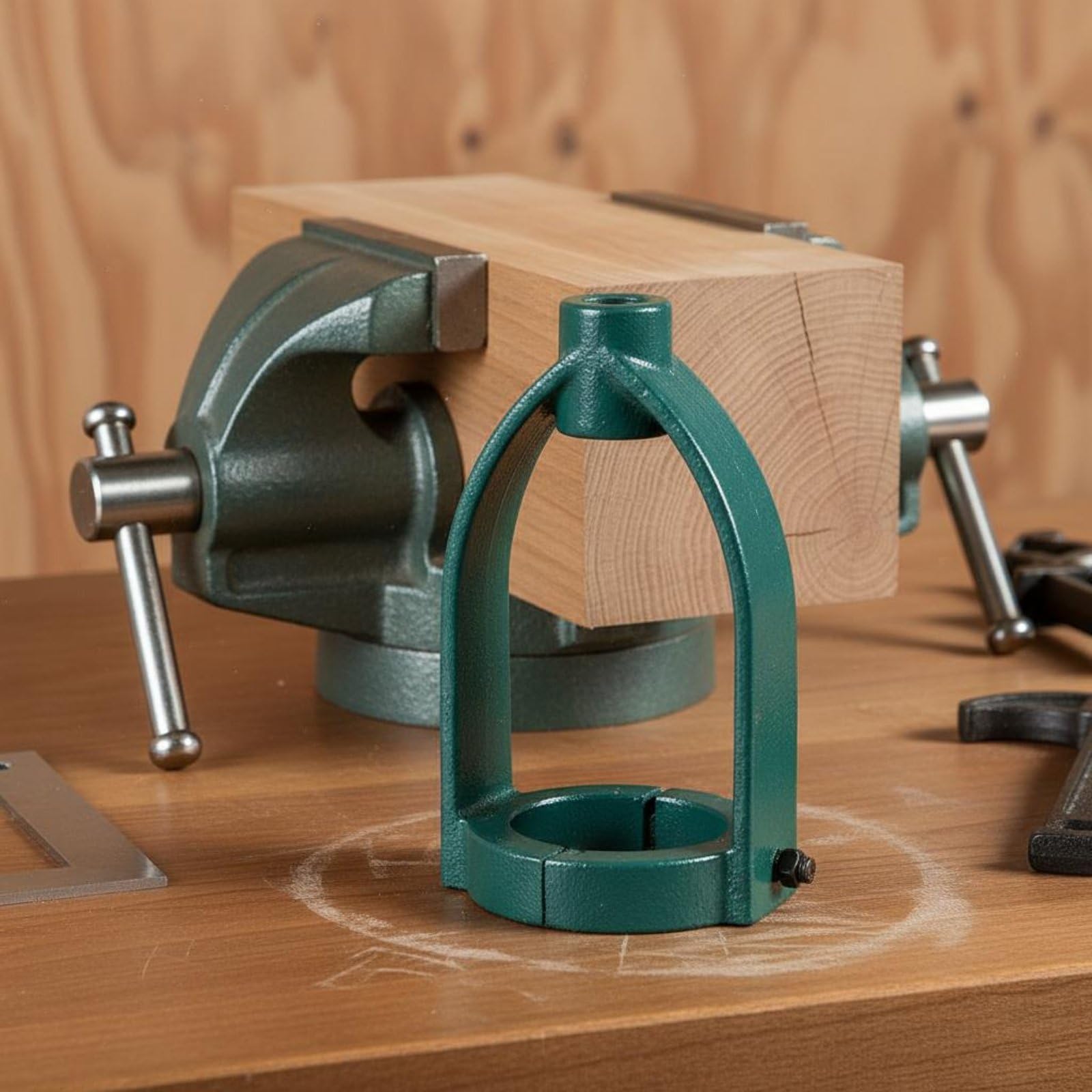 Mortajadora para Taladro de Accesorio Mortajado Adaptador Juego de Cinceles Casquillos Reductores Que Convierten el, Juego Completo