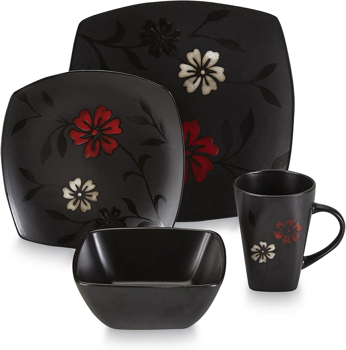 Gibsons Essential Home Mystic Floral 16pc Dinnerware Set