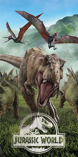 Jerry Fabrics Jurassic World Bath Towel Beach Towel 70 x 140 cm
