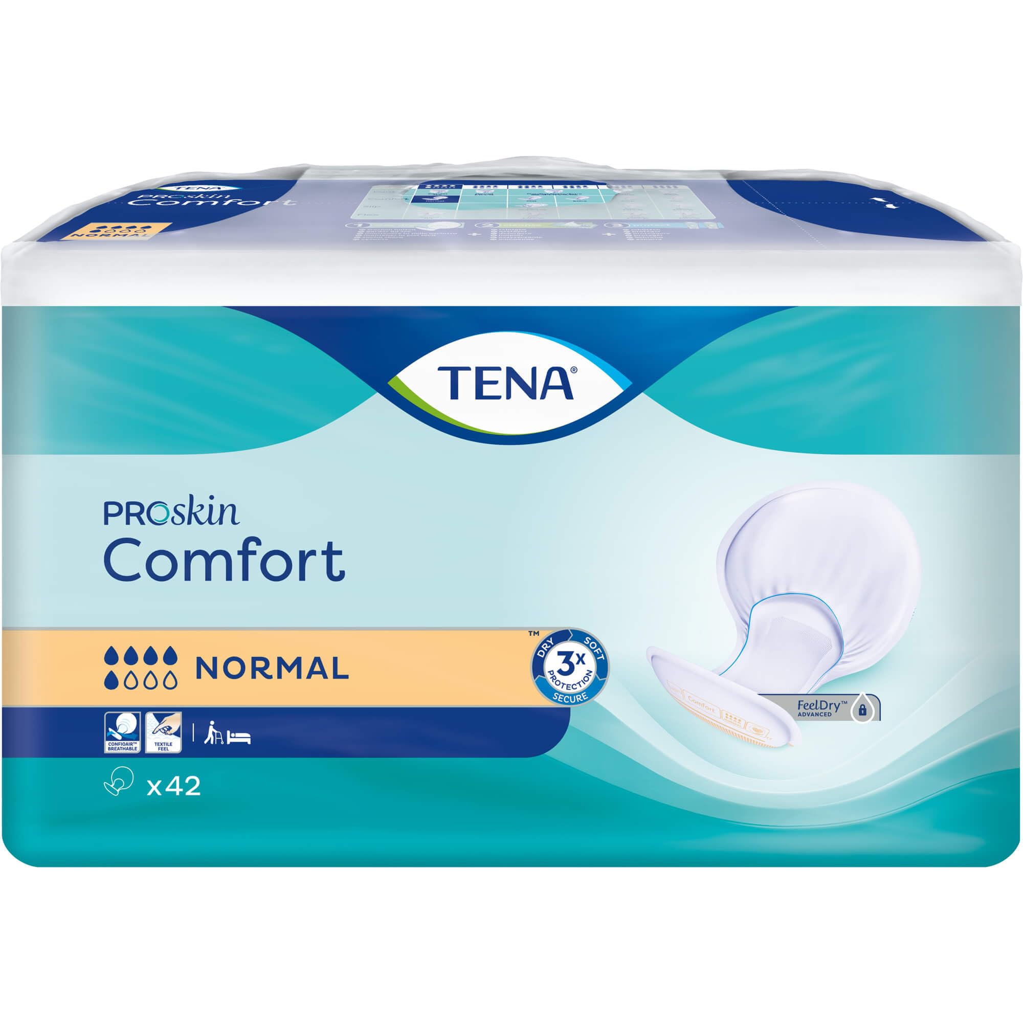 Tena Comfort Normal Confioair Pack de 42 Couches