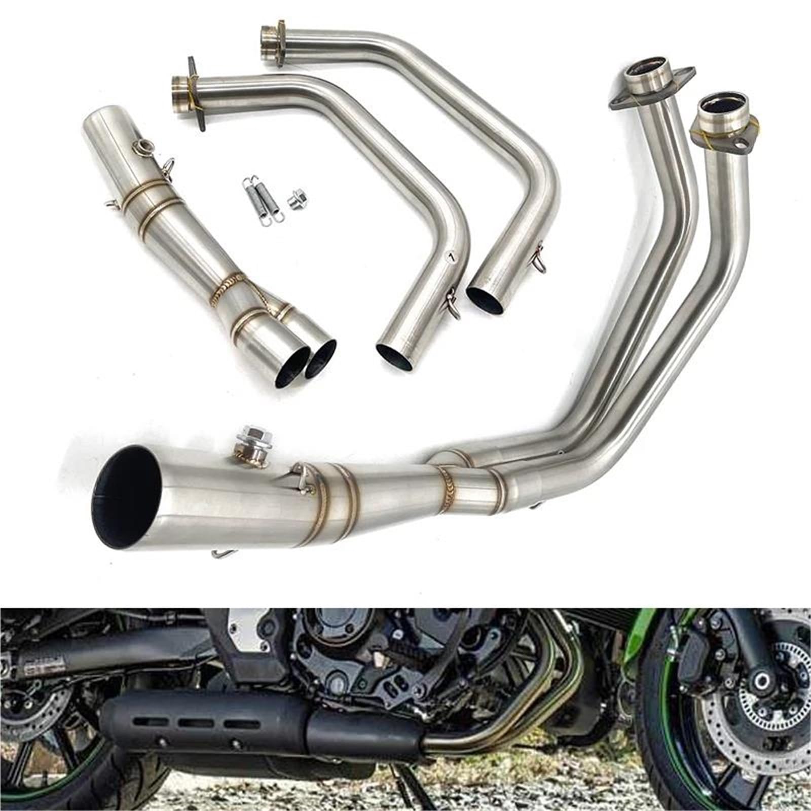 Scarico Slip-On 51mm per Kawasaki Vulcan 650S S650 VN650 EN650
