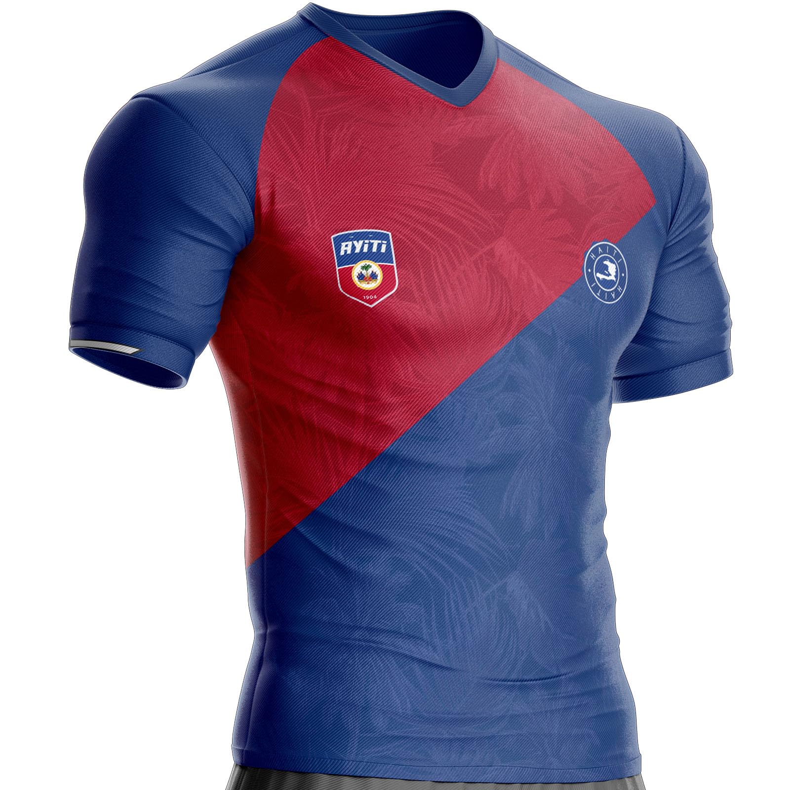 Haiti-Fußballtrikot HT-842 Haitianische Flagge