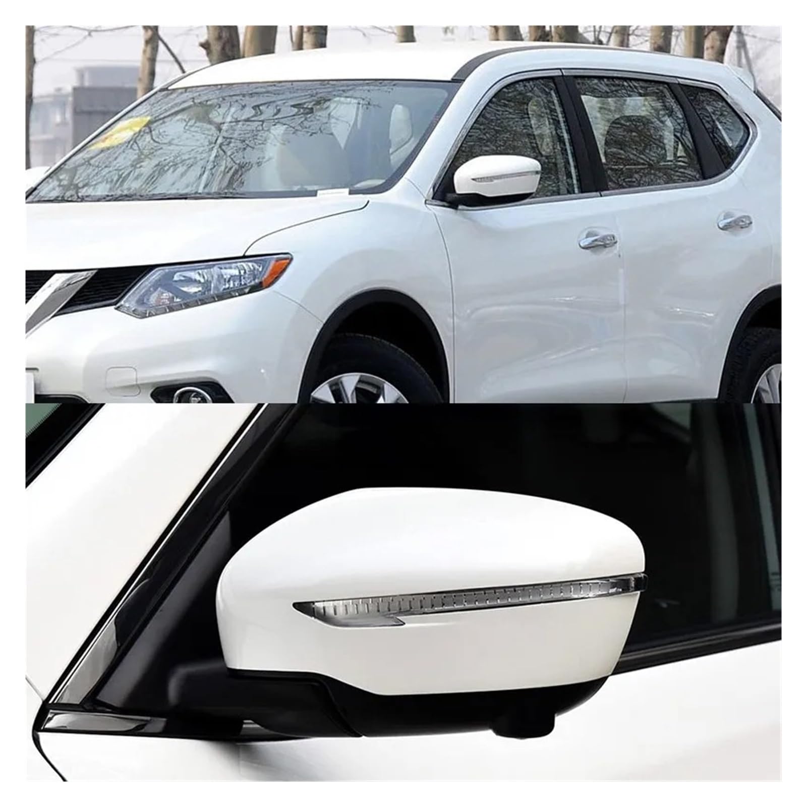 Intermitente Retrovisor Luz LED Intermitente Espejo Retrovisor 26160-4CL0B Para Nissan Para X-trail T32 Para Qashqai J1 Para Pathfinder R52 Para Juke F15(1pc Left Side)