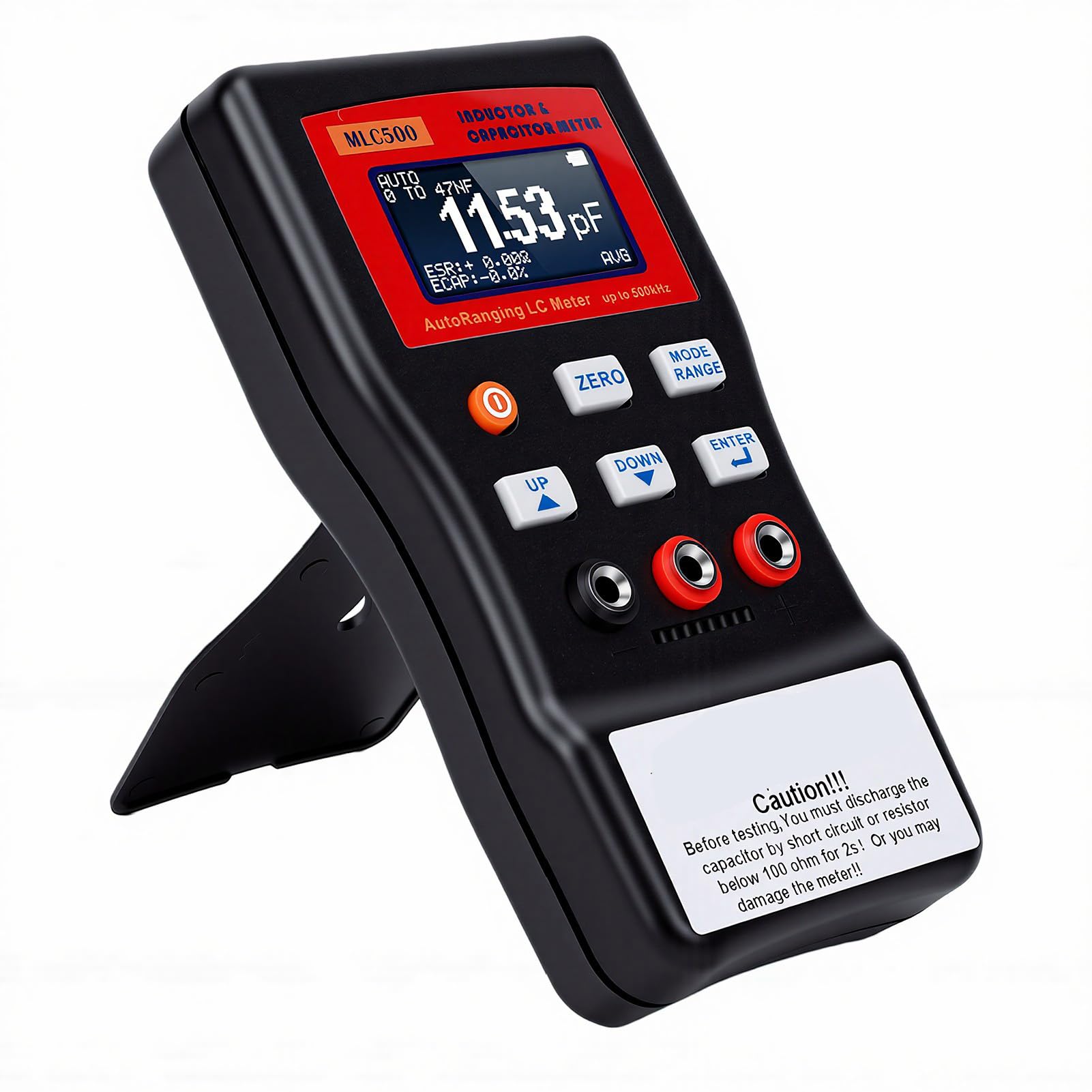 Generic Tester Affidabile per Misuratore di Induttanza di capacità per la Riparazione di Apparecchi con Gamma Automatica 1pF-100mF 1uH-100H ABS