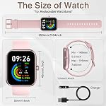 Montre intelligente pour hommes femmes avec appel Bluetooth,Alexa Smartwatch intégré,1.83" DIY Dial Fitness Watch avec rythme cardiaque de sommeil SpO2 Surveiller,100+ Mode Sport,IP68 Montre imperméable compatible avec Android iOS