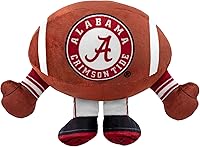 Vista 7 de Bleacher Creatures Alabama Crimson Tide Kuricha - Peluche de fútbol sentado de 8 pulgadas, suave inspirado en Chibi