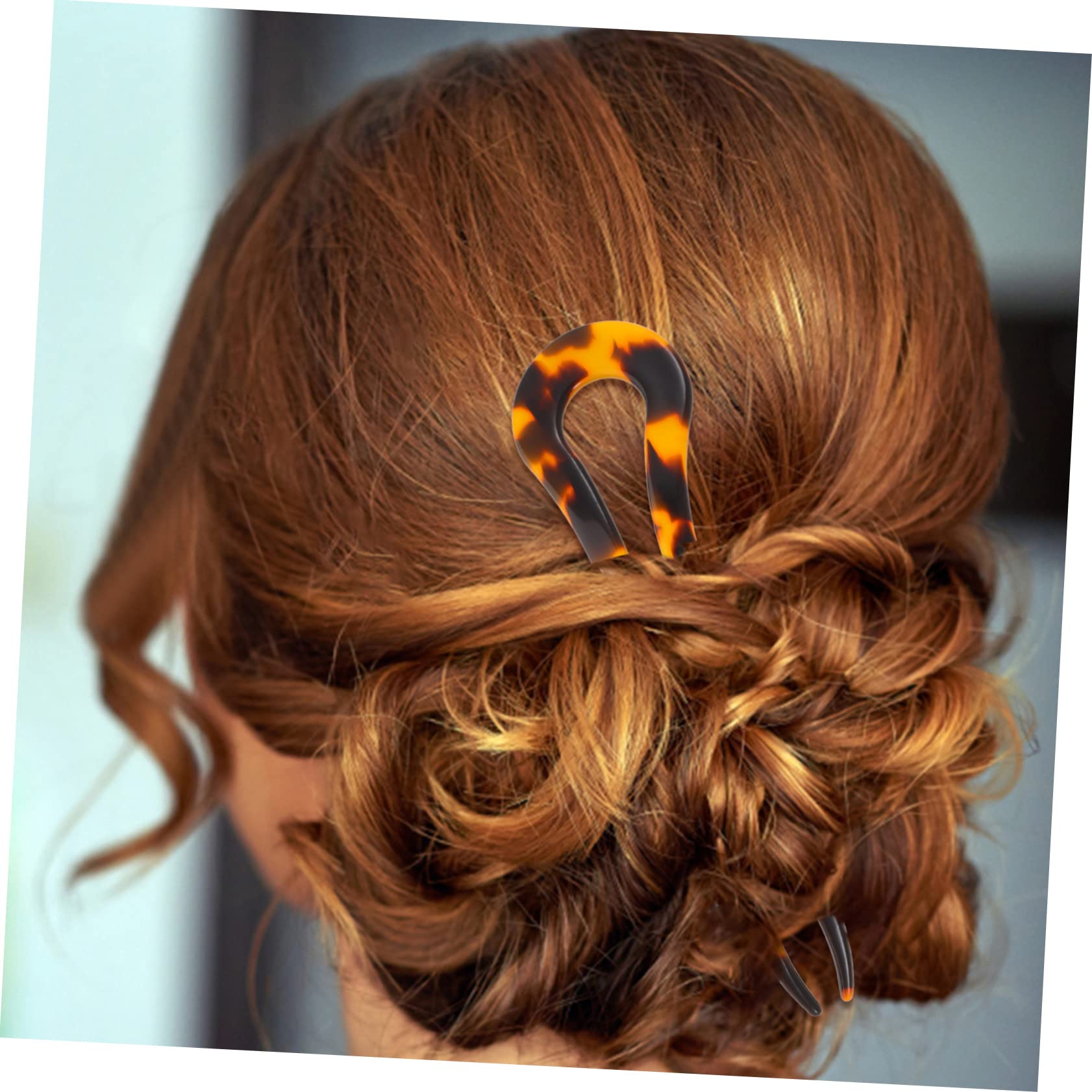 Healeved 10stücke U-förmige Haarnadeln Für Damen Tiefbraun Und Cremeweiß Französische Haarschmuck Für Dutt Und Chignon Stylische Haaraccessoires Für Jeden Anlass Langlebig Und