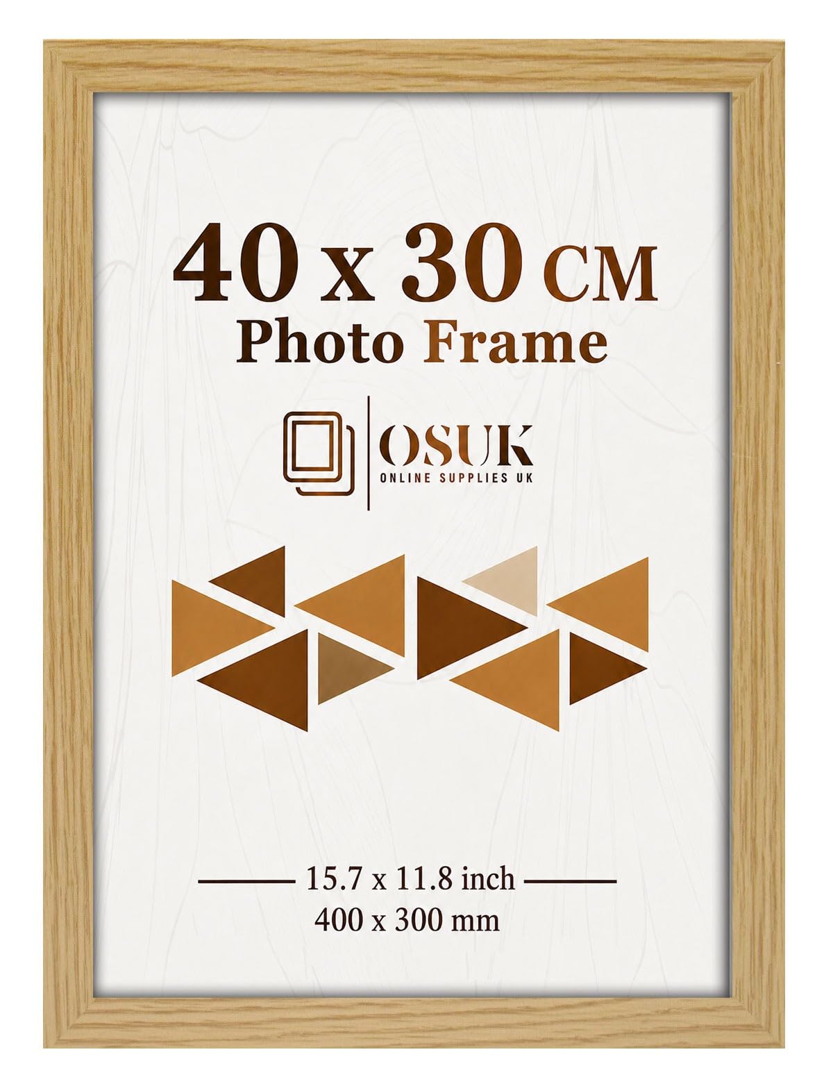 Frame Eazy Oak Osuk Picture Frame 40 X 30Cm Photo Frames For Wall Art