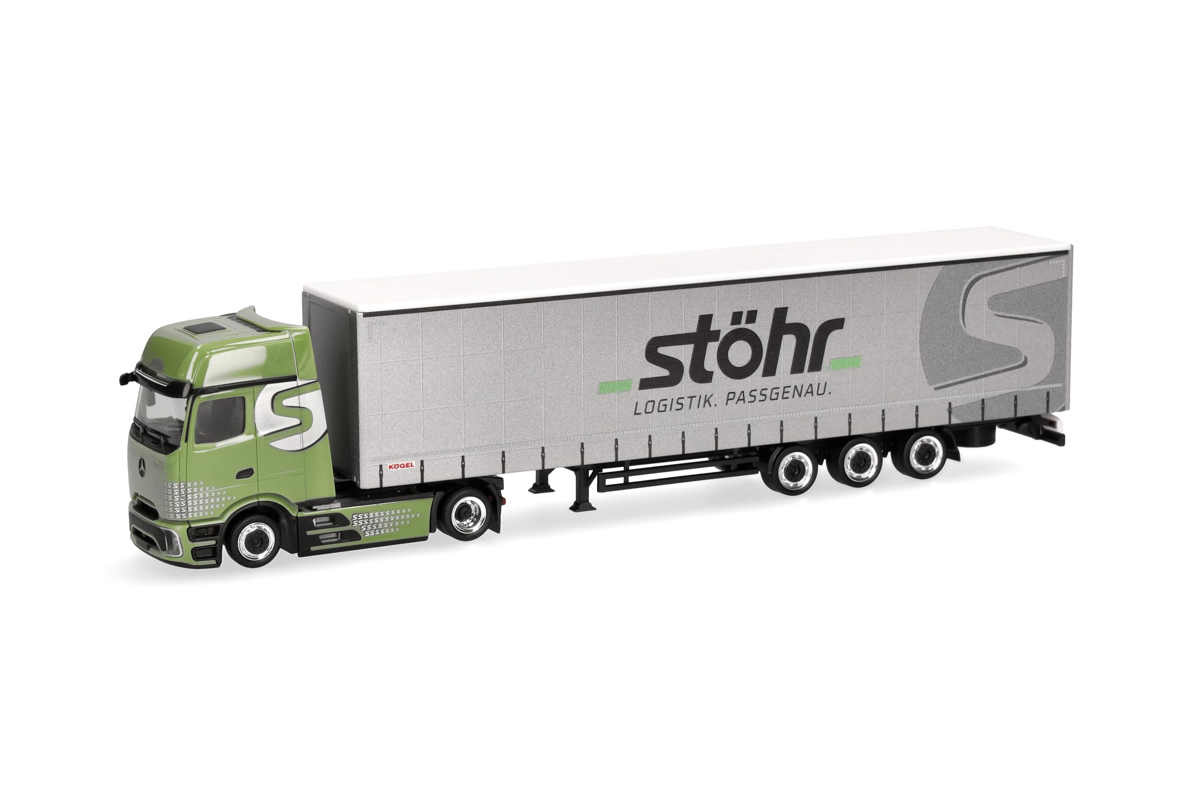 Herpa 320955 1:87 MB Actros L ProCabin Gigaspace Volume Curtainside Truck - New