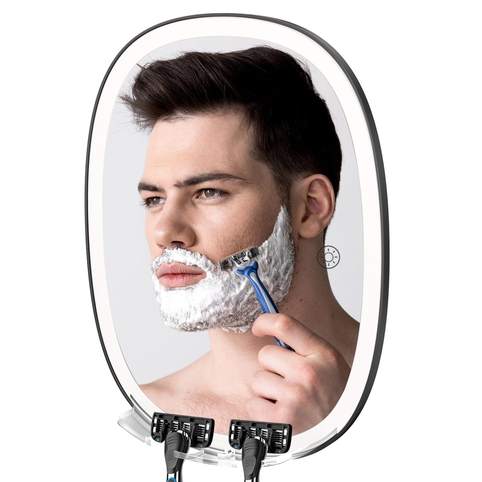 COSMIRROR Shower Mirror Fogless for Shaving, Fogless Mirror for Shower