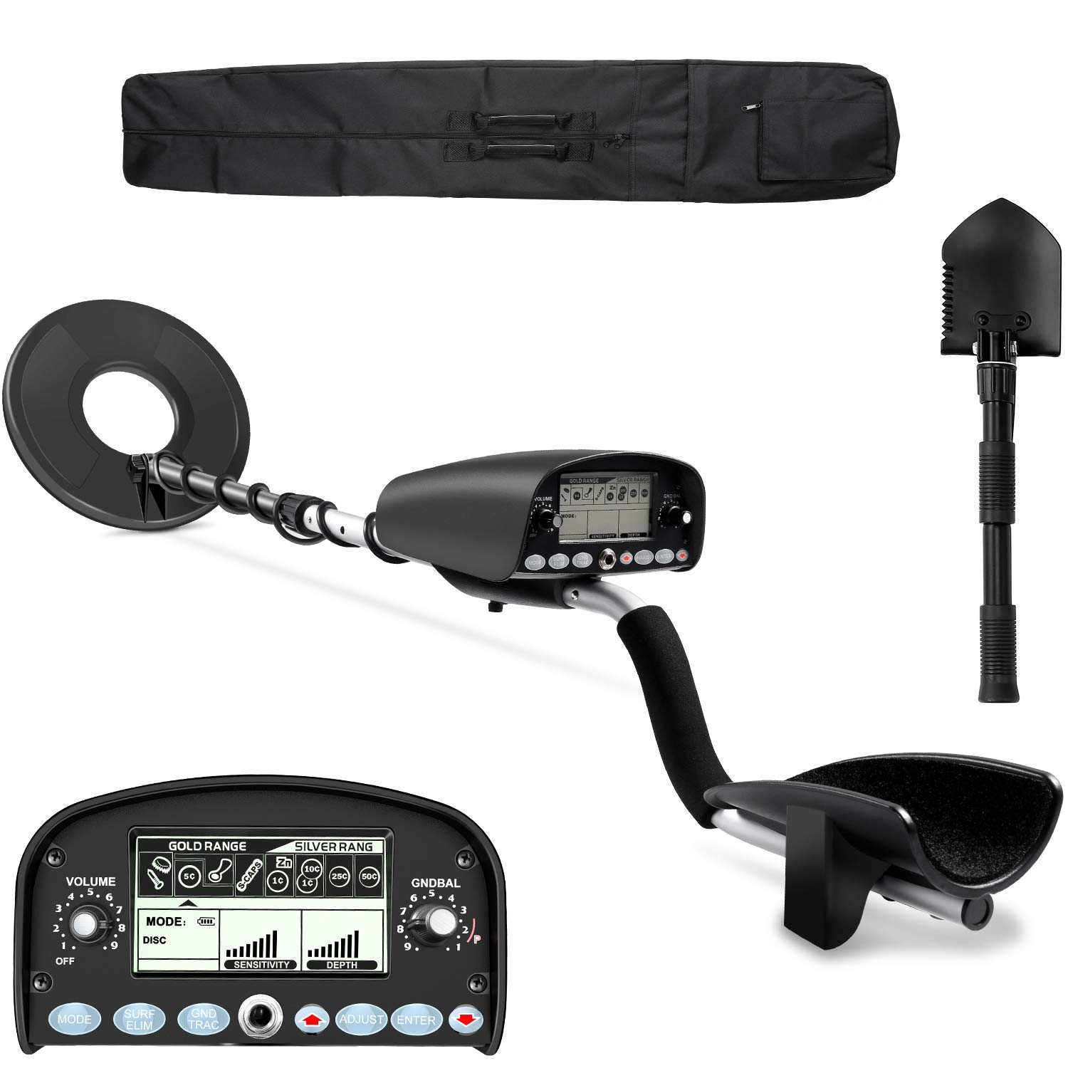 Buy sakobs Professional Metal Detector with Upgraded DSP Chip & 4 Smart