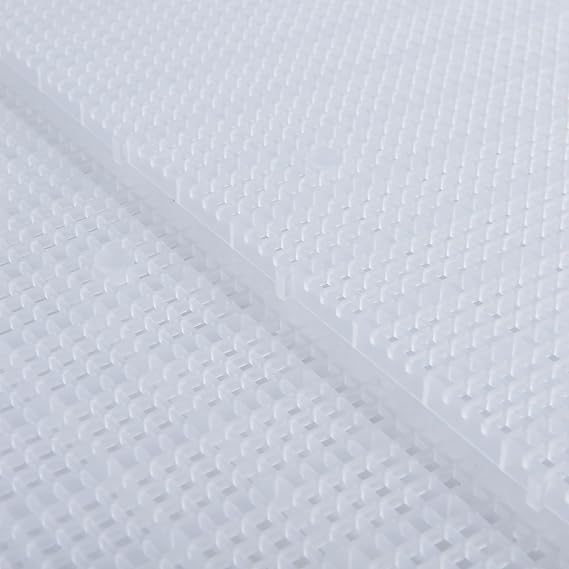 ALEGI Aquarium Grid Isolate Board Divider Fish Tank Bottom Black Filter Tray Plastic Crate (4pcs)