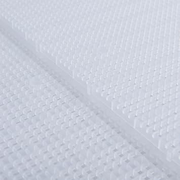 ALEGI Aquarium Grid Isolate Board Divider Fish Tank Bottom Black Filter Tray Plastic Crate (4pcs)