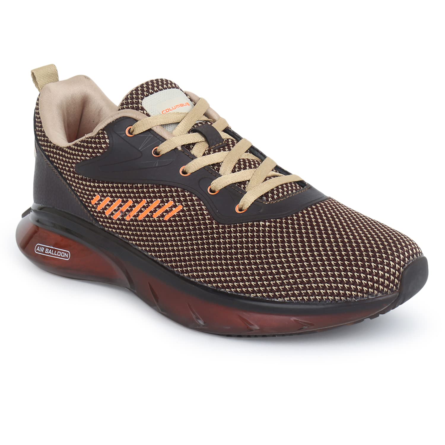 Columbus/Tokyo_Brown/Beige/-Men Sports Shoes (B0BJW687T5) Amazon Price History, Amazon Price Tracker