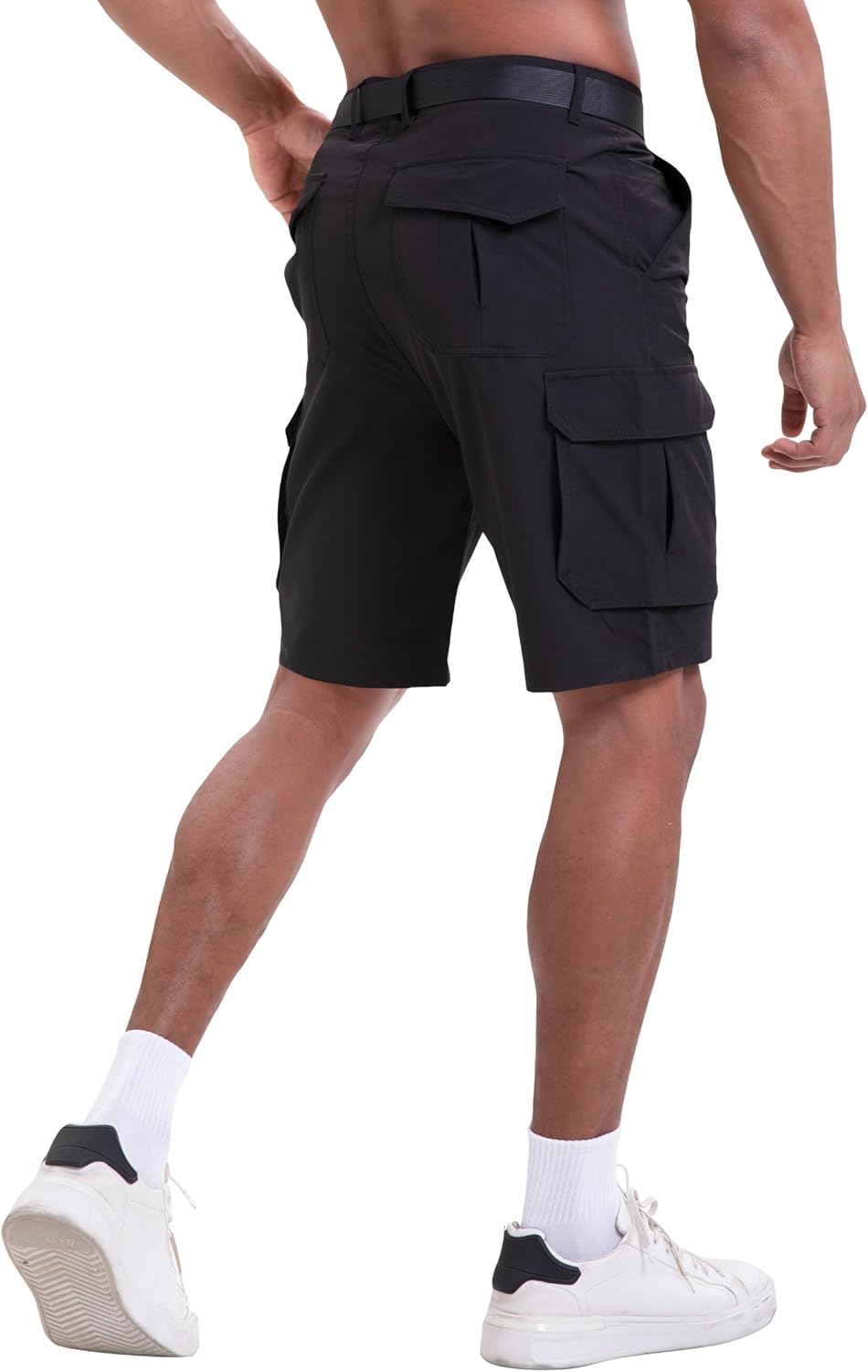 NATUVENIX Hiking Shorts Men Quick Dry Mens Cargo Fishing Shorts for Men Lightweight Golf Shorts Stretch Summer Work - Image 3