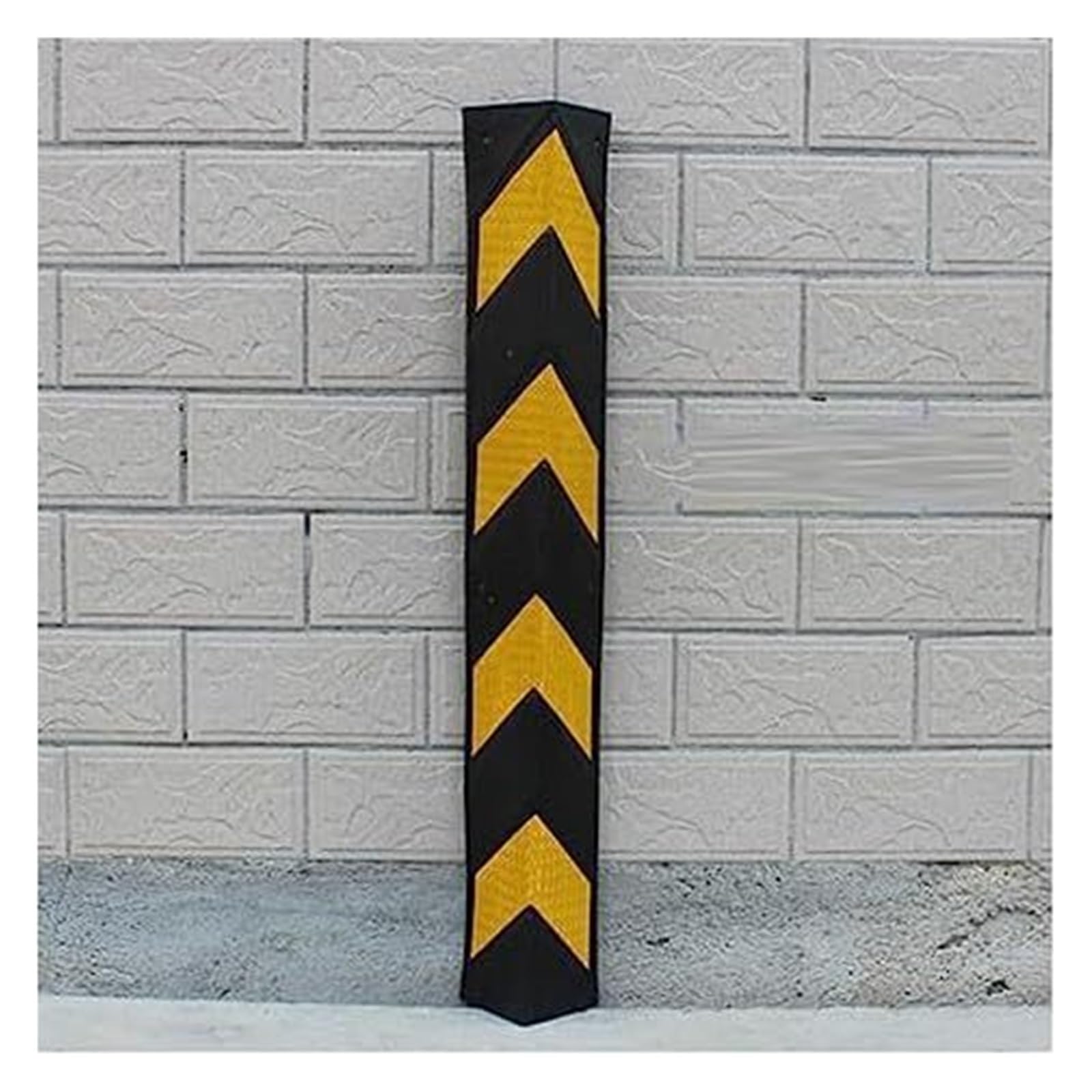 Narożniki ścienne, L-S narożnik ochronny odblaskowy żółty pasek, ochrona na parterze narożniki ścienne, grubość 1 cm, kolor 5 szt. 10, kolor - 5 szt. 100 cm