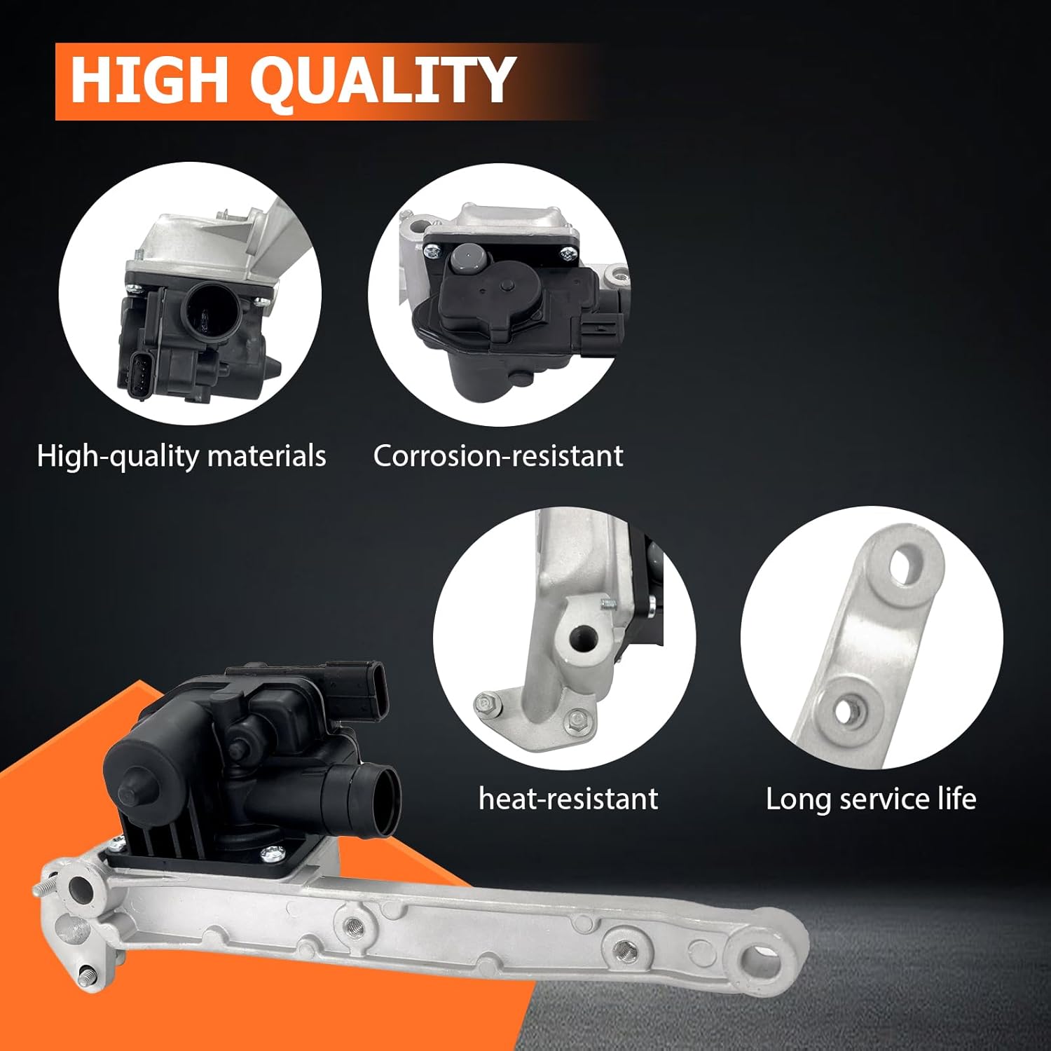 214-2150 Secondary Air Injection Check Valve Kit with Retainers & Bolts, Compatible with Chevy, Buick Lacrosse Regal, G-MC Terrain, Saturn Aura and Pontiac G5 G6 2009-2012, Replace 12623091, 2142150