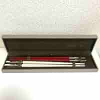 CHRISTOFLE☆ 紅白☆ペアお箸☆ CHRISTOFLE☆ 紅白☆ペアお箸☆