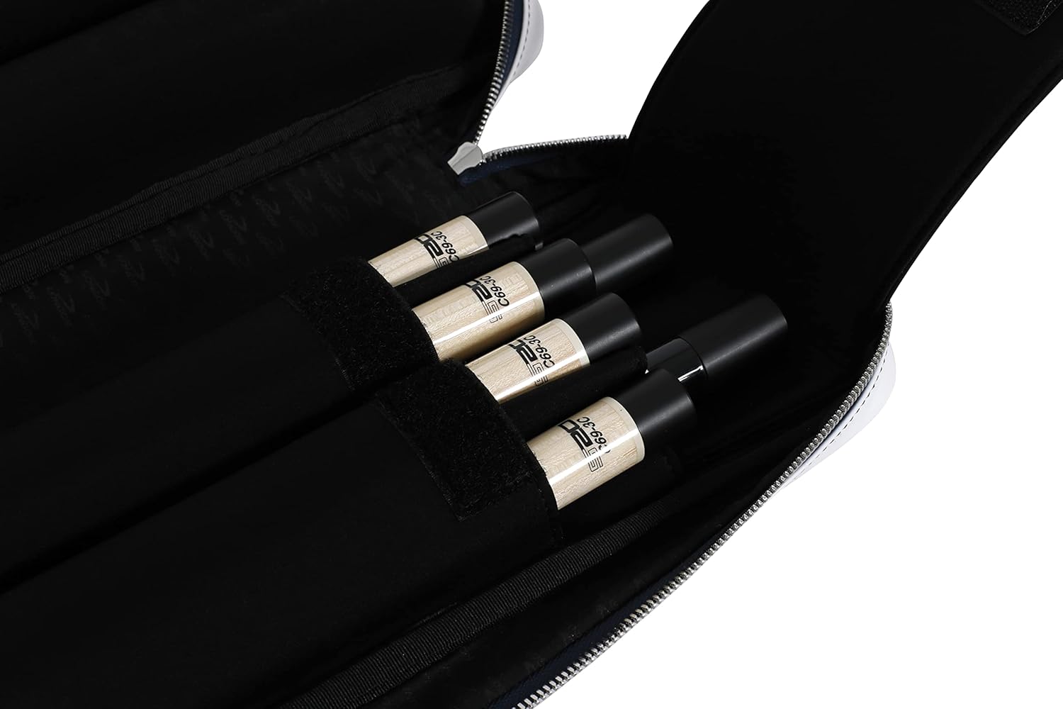 Longoni Giotto Sport Luxury Leather Pool Carom Billiard Soft Cue Case 4 x 8