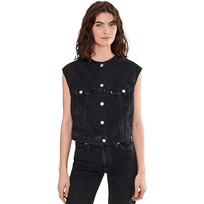 Levis Premium Collarless Shrunken 90s Vest