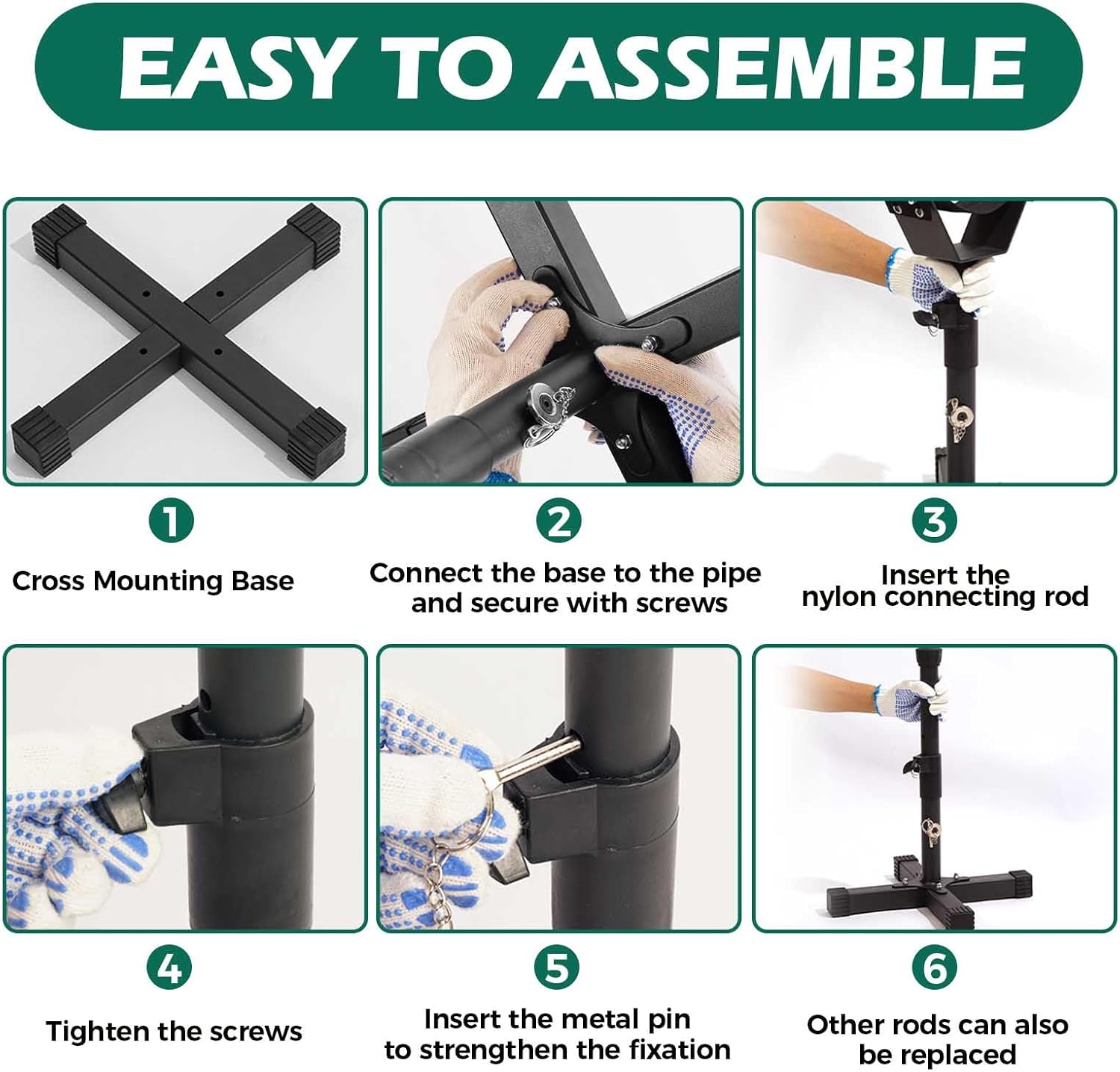 Ecliptica Adjustable Jack Farrier Stand Hoof Stand for Horses Farrier Metal Hoof shoeing Stand, Horse Trimming Shoeing Barefoot Horse Hoof Trimming Tools Grip Hoof Care Tools Veterinary Instruments