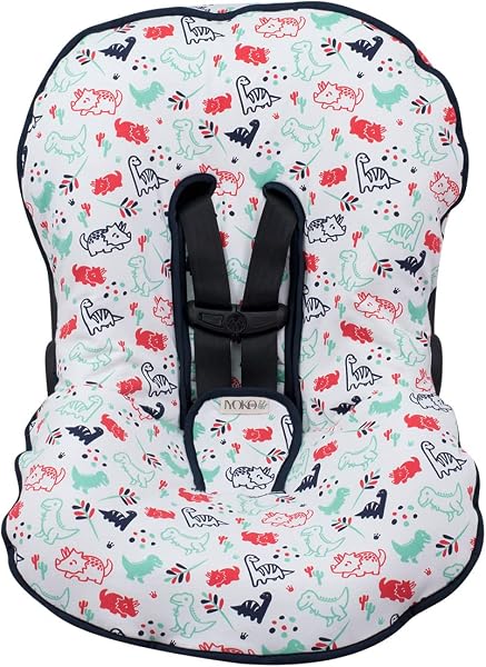 JYOKO Kids Funda de algodón Universal Acolchada para Portabebé (Dino Party) - 1