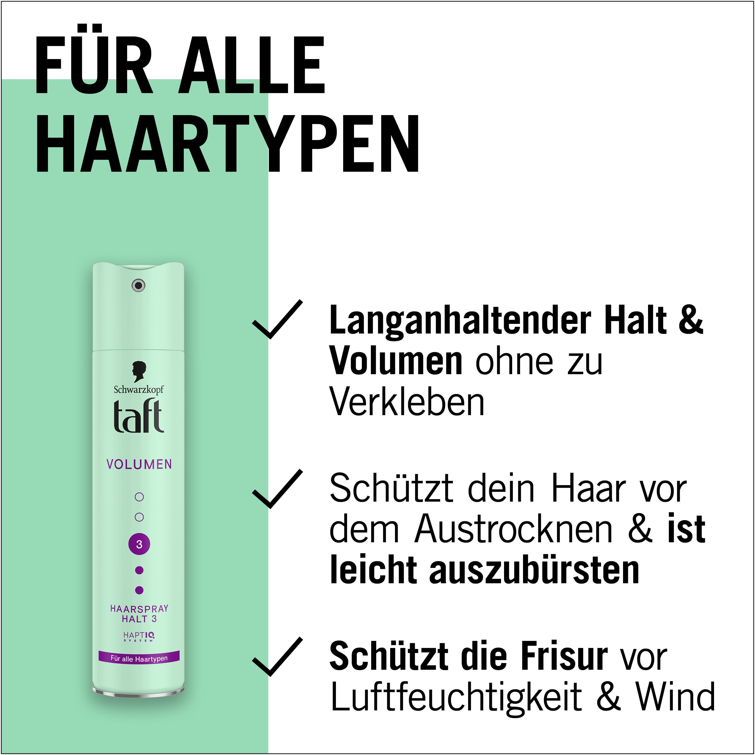 Schwarzkopf TAFT - Aerosol para el cabello (8 x 250 ml), grado de sujeción 4 para cabello fino, spray para el cabello fino, fórmula vegana