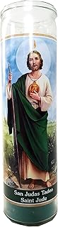 Saint Jude (San Judas Tadeo) Green Devotional Pillar Candle