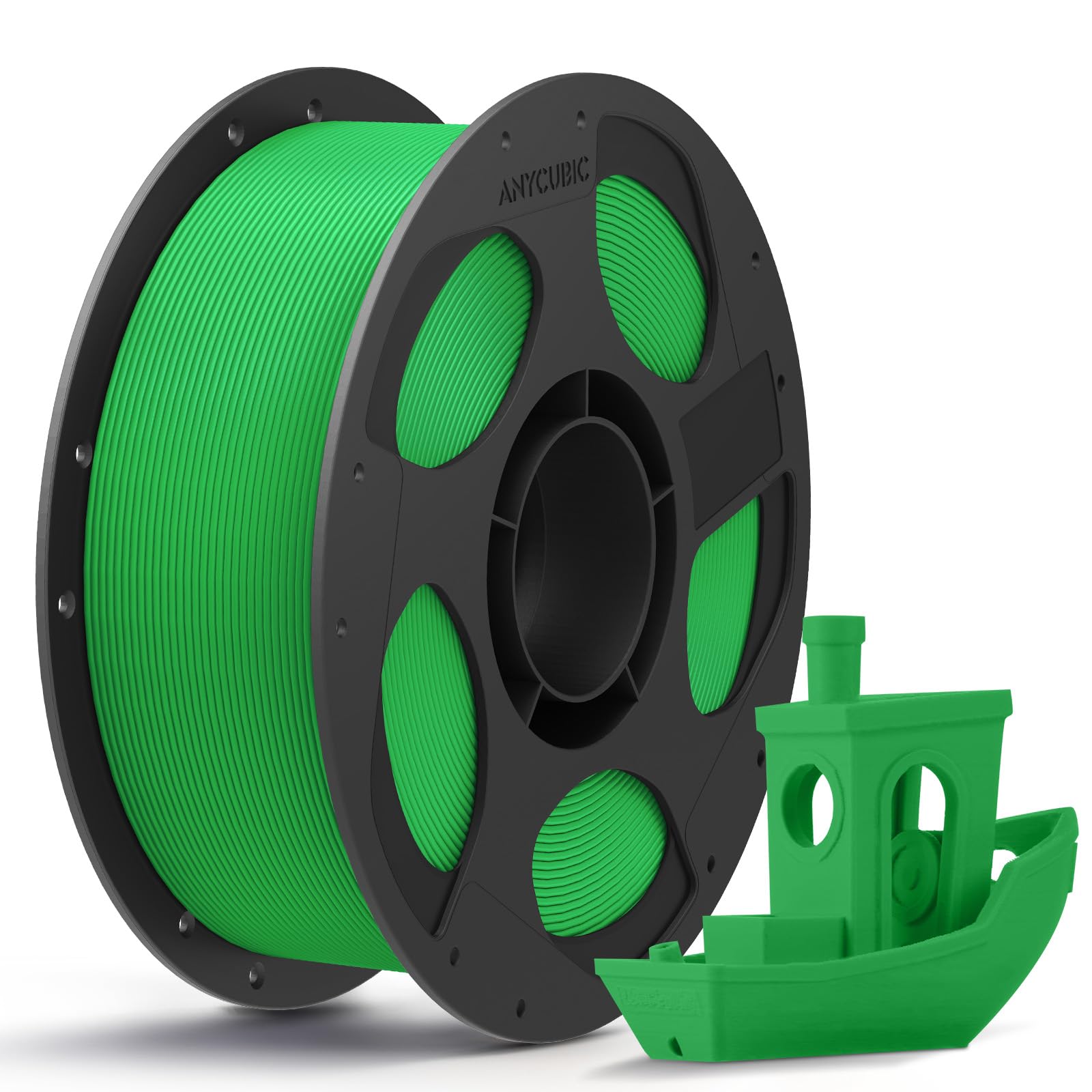 ANYCUBIC PLA 3D Printer Filament, 3D Printing PLA Filament 1.75mm Dimensional Accuracy +/- 0.02mm, 1KG Reusable Spool (2.2 lbs), Green
