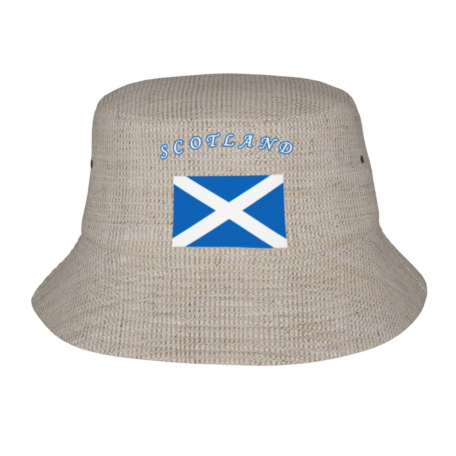 LFKVYZLC Fashion Vintage Scotland Flag Printed Bucket Hat for Men Women, Fisherman Cap Golf Hats