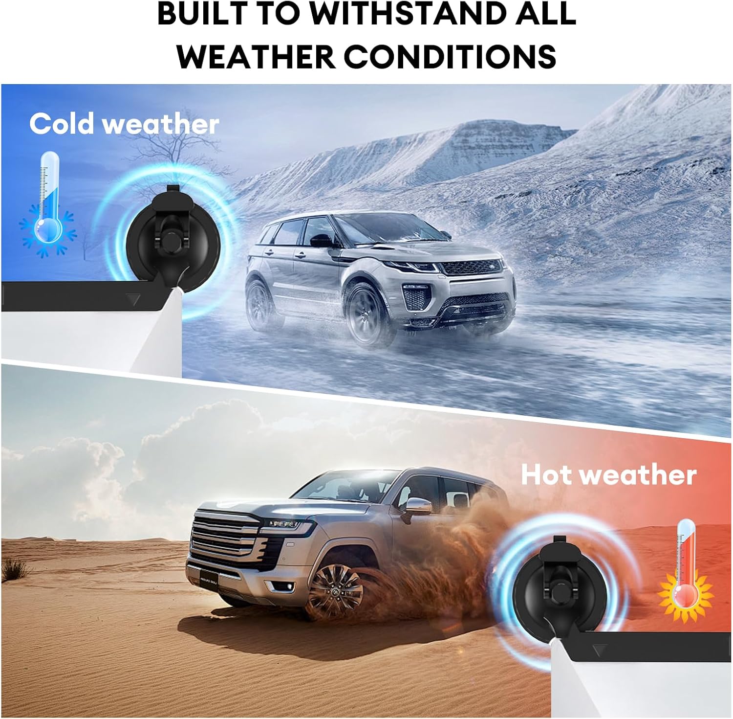 Starlink Mini Mount, Secure Mounting Kit for Car Windows & Sunroofs, Strong Suction Design Ensure Stable Satellite Signal for RVs