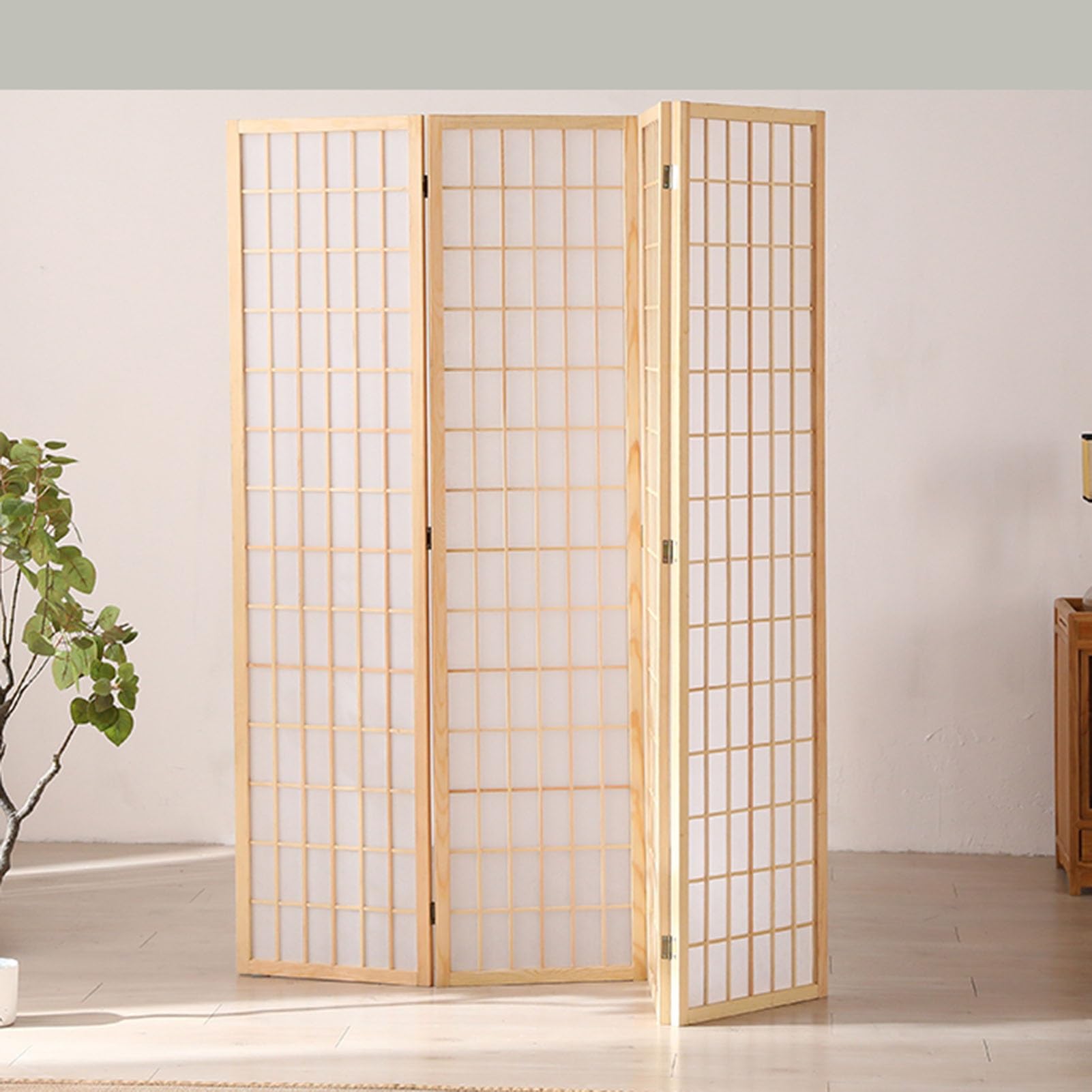 Écran D'intimité De Séparation De 3/4/5/6 Pièces, Cloison Murale D'intimité en Bois Indépendante, Utilisée dans Le Bureau De La Chambre (Size : W40xH170/5 Panels)