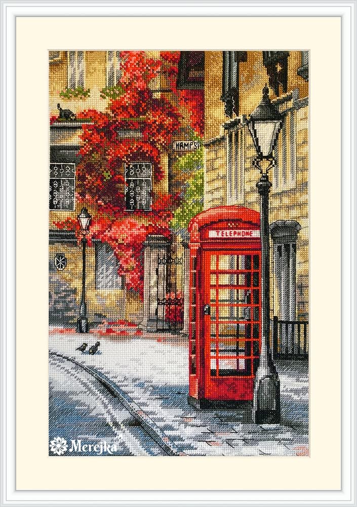 Merejka Counted Cross Stitch Kit Quiet Lane