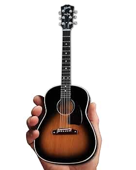 TEN　GIBSON DOVE／J45EB　ミニチュアギター模型 Gibson Dove Original Acoustic 1:4 Scale Mini Guitar Model