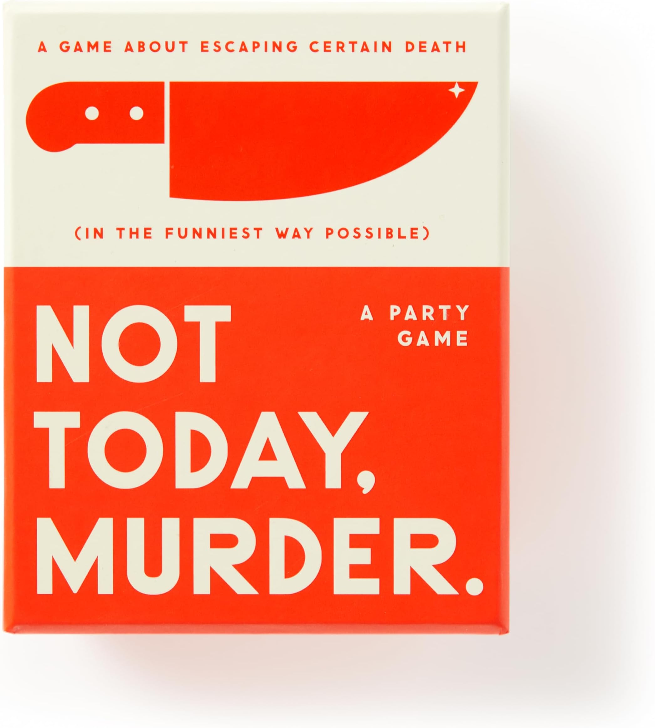Brass Monkey Not Today, Murder - Social Party Game with 300+ Game Card Prompts for Escaping Murder Scenarios