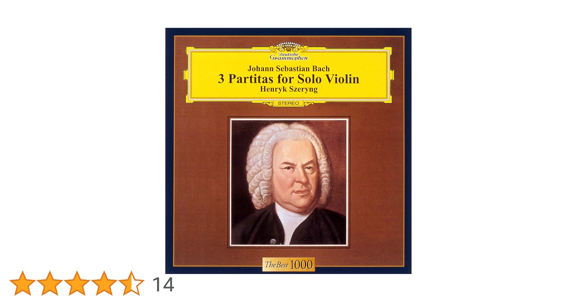 Amazon.co.jp: バッハ:無伴奏ヴァイオリンのためのパルティータ全曲