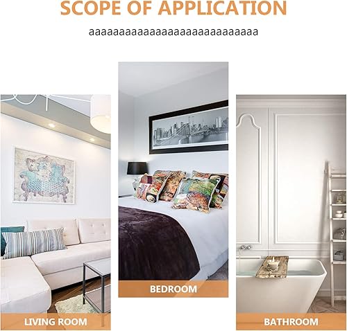 Miniatura 8 de DOITOOL Espejo de pared de ratán para decoración de pared, espejo de pared de girasol, decoración de baño, mimbre, maquillaje, espejo de cristal