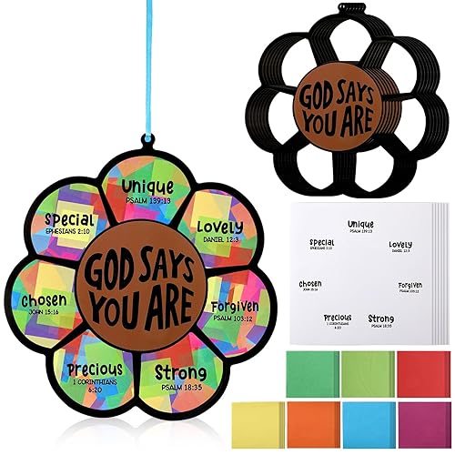 Sosation 24 Sets God Says You are Art Crafts Bulk
