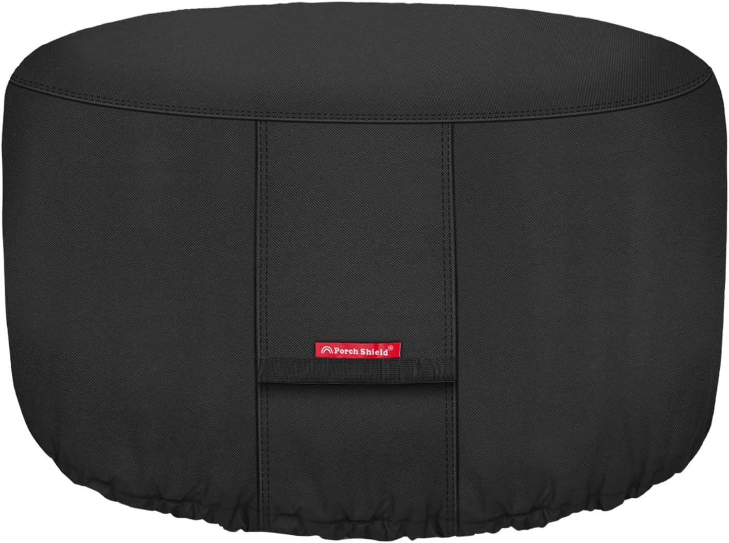 Porch Shield Fire Pit Cover - Waterproof 600D Heavy Duty Round Patio Fire Bowl Cover Black - 36 inch