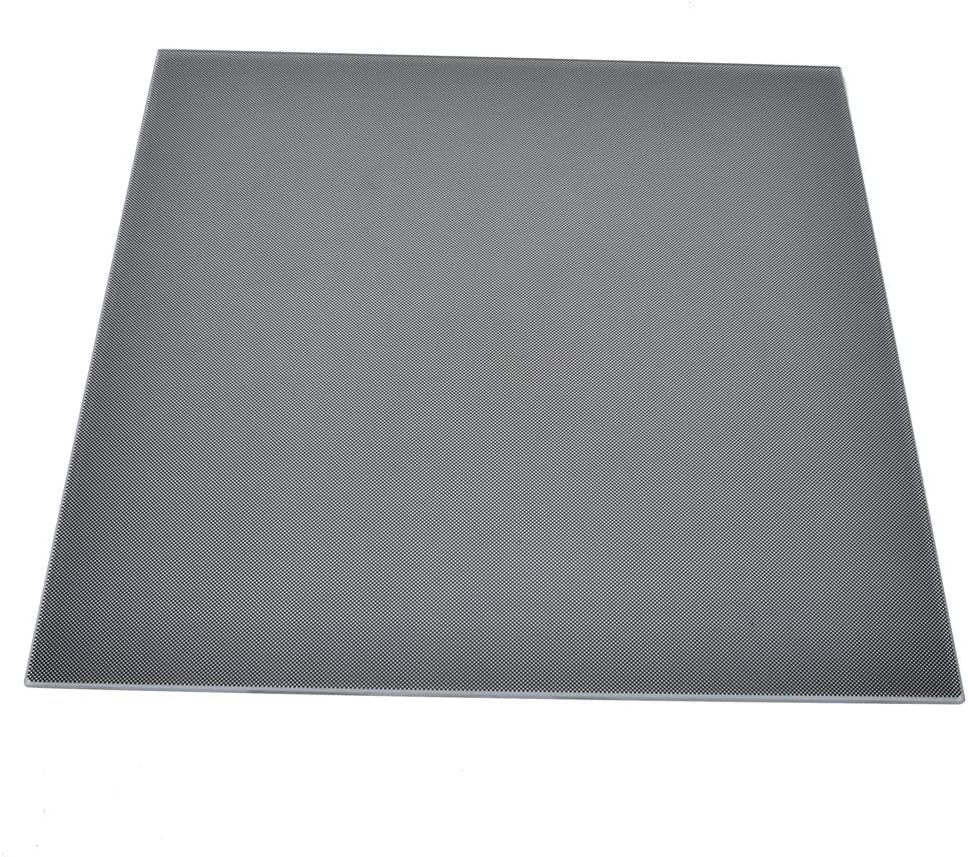 Heated Glass Bed for 3D Printer 310x310mm, Carbon Fiber Build Plate with Silicon Coating, Large Format Heated Bed Compatible with FDM Printers, 3D Printing Build Surface
