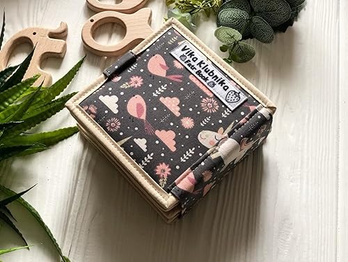 Miniatura 6 de Quiet Baby Book with Animals, Colors, Shapes, Felt book for fine motor skills, Montessori Toy, Toddler Activity Busy Book