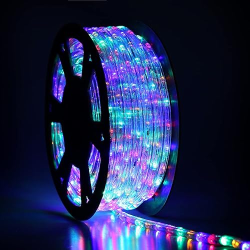 Tira de luces LED para exteriores, tira de luces LED de 100 pies para exteriores, impermeable, iluminación decorativa para interiorexterior,