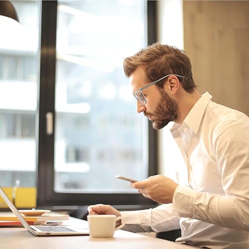 Miniatura 8 de Lentes de bloqueo de luz azul para mujeres y hombres, antirreflejos, reducen los lentes de computadora de gran tamaño