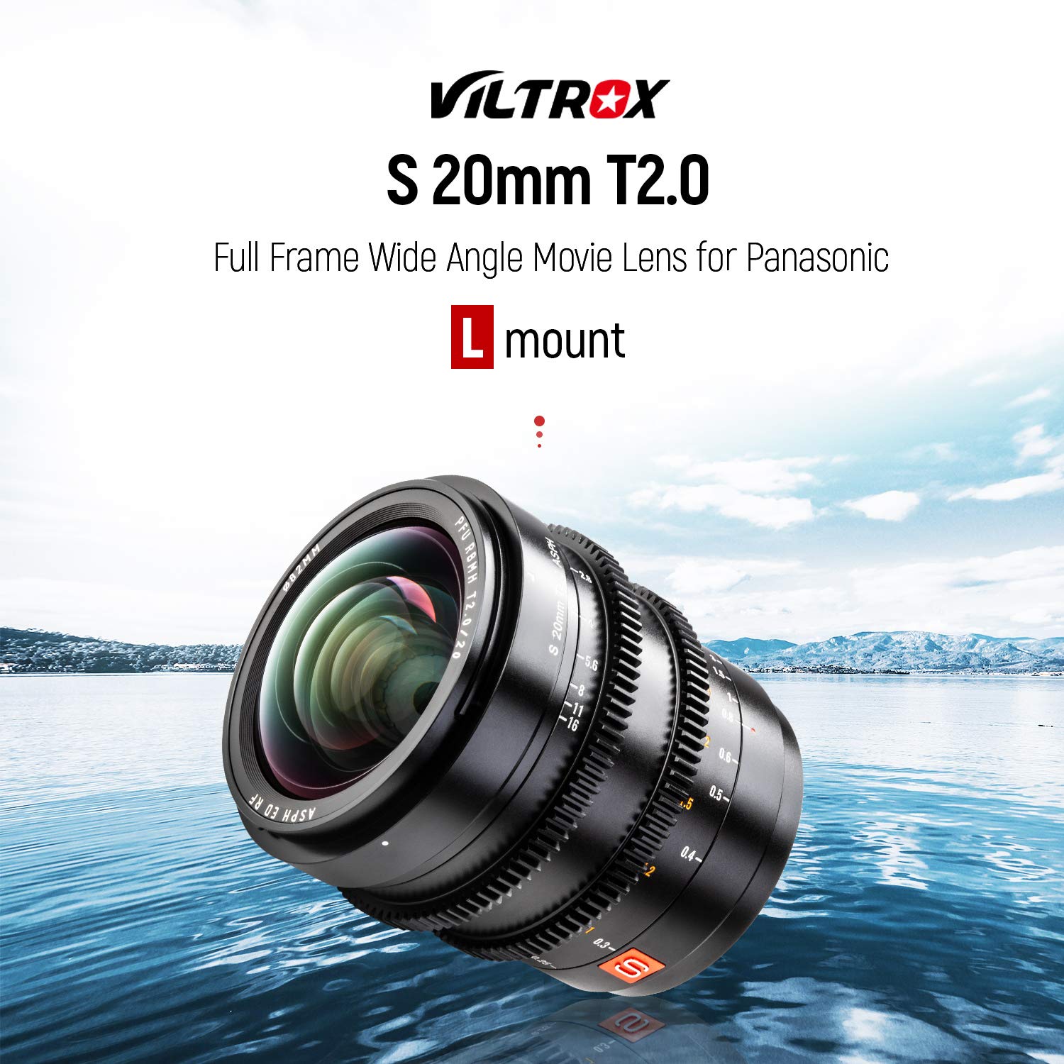 Amazon.com : VILTROX 20mm T2.0 Wide Angle Film Lens Full Frame