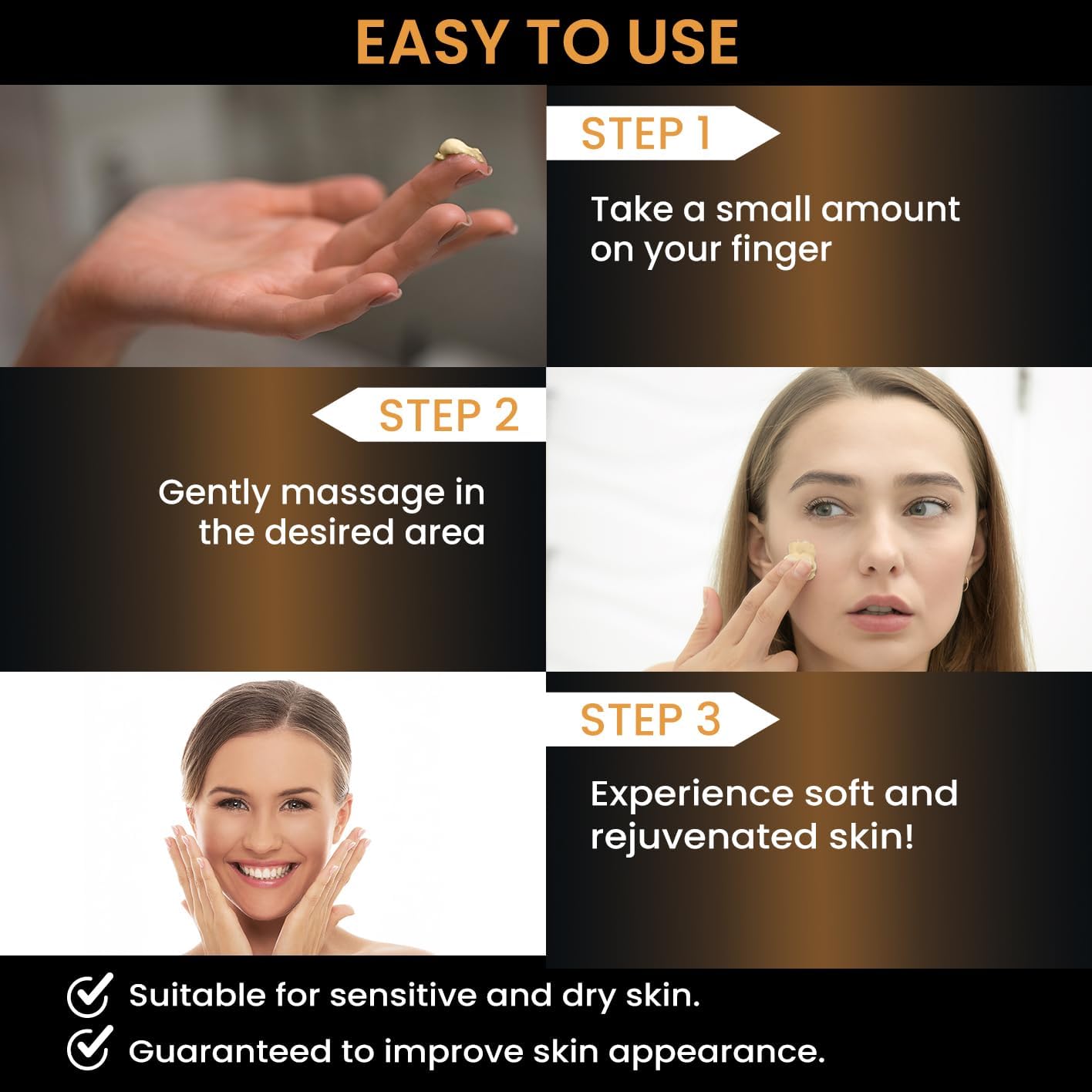 MONIER Tallow and Honey Balm for Face, Beef Tallow for Skin, Moisturizer with 100% Organic Grass-Fed Beef Tallow & Raw Wild Honey - Natural Formula for Dry & Sensitive Skin (Unscented) - Image 5