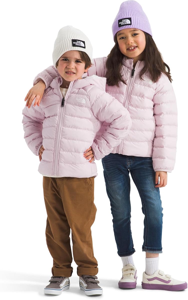 Kids Reversible Perrito Insulated Hooded Jacket | 2 in 1 Winter Coat for Boys & Girls, Water Repellent