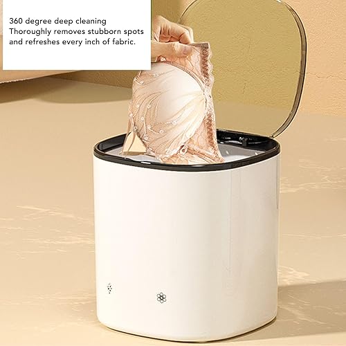 Miniatura 2 de Lavadora portátil, mini lavadora mejorada 2025 para ropa de bebé, calcetines y ropa interior, lavadora pequeña recargable de 2000 mAh con secadora
