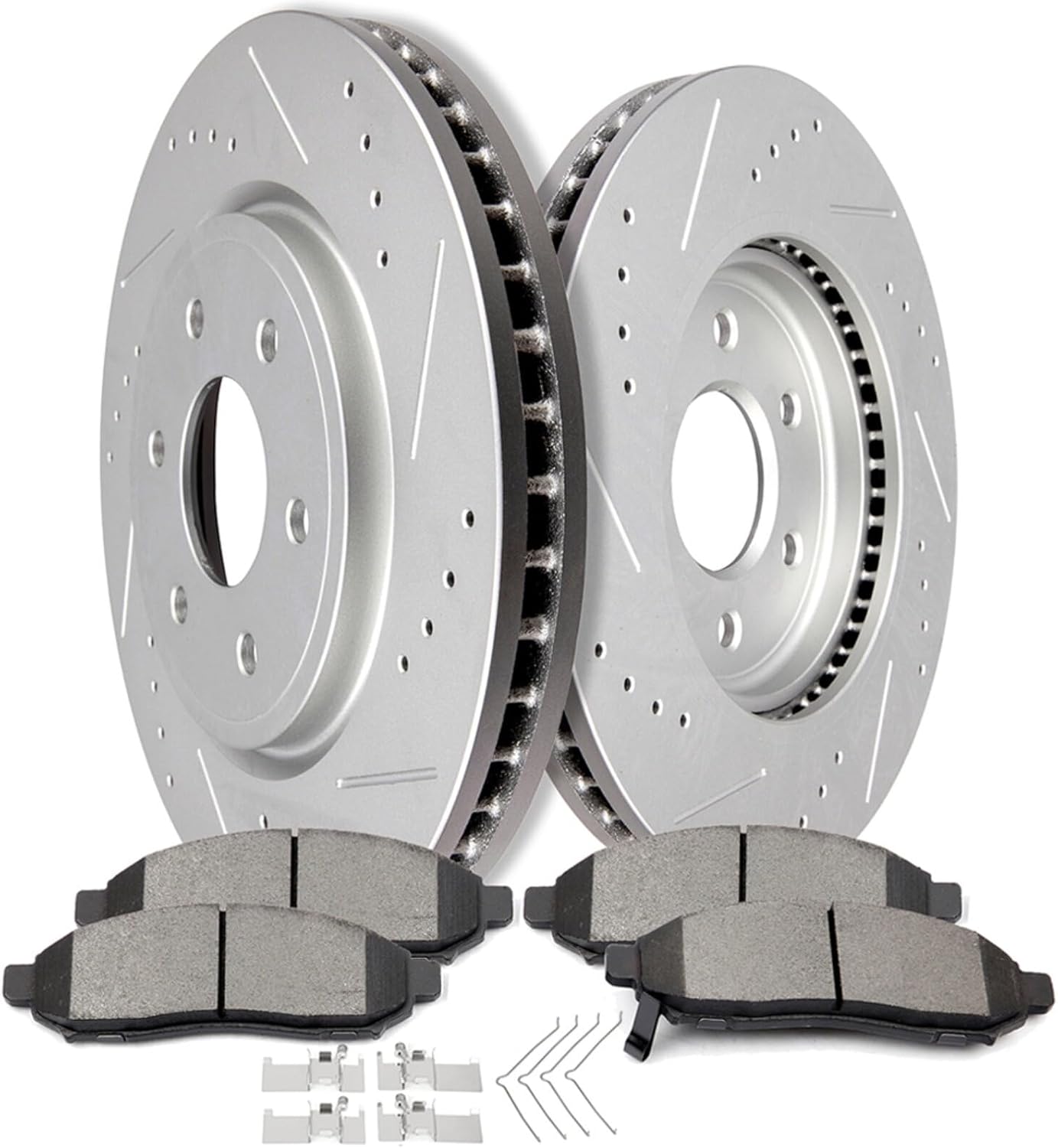 ECCPP D1094-8200 31412 Front 2pcs Brake Rotors + 4pcs Pads Fit For Nissan Frontier 2005-2017,For Nissan Pathfinder 2005-2012,For Nissan Xterra 2005-2015,For Suzuki Equator 2009-2012 Brake Kit