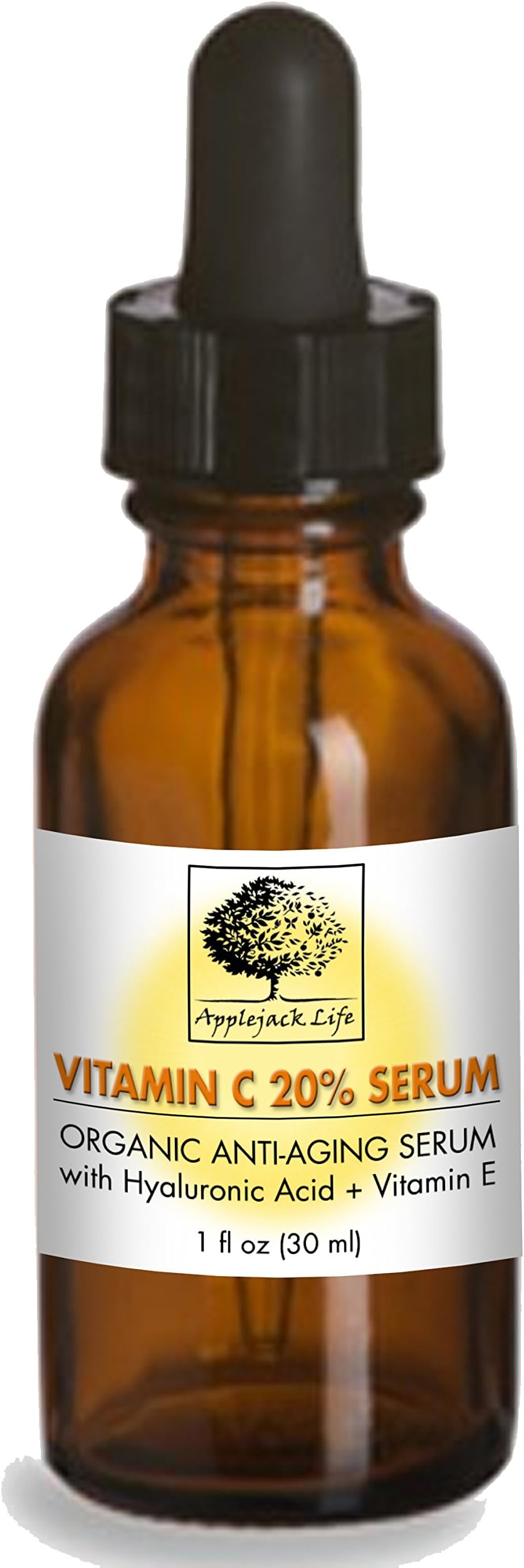 Vitamin C Serum 20% – Best Topical Formula with Hyaluronic Acid and Vitamin E for Face – Anti Aging, Anti Wrinkle Benefits – Organic, Natural, Vegan – Collagen Boost – Healthy Skin Care