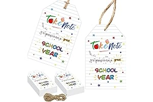 50Pcs Welcome Back to School Gift Tags First Day of School Gift